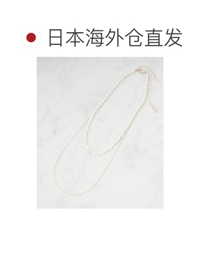 1h可退 日本直邮SHOO・LA・RUE 女士三合一可调节仿珍珠项链 多层设