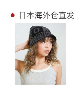 日本直邮NEW ERA 灰色 黑色 针织渔夫帽 渔夫帽 钩针编织渔夫帽
