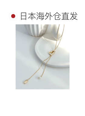 1h可退 日本直邮Three Four Time女士心形吊坠滑动项链 85480037