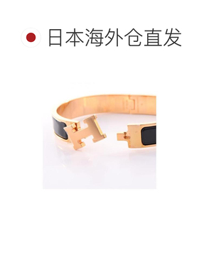 日本直邮中古二奢Hermes爱马仕女S级99新bracelet手镯镀金金属手