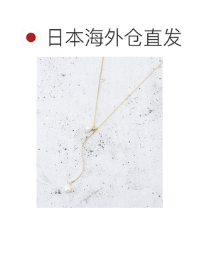 1h可退 日本直邮THE SHOP TK 女士 可调节长度 淡水珍珠拉链项链