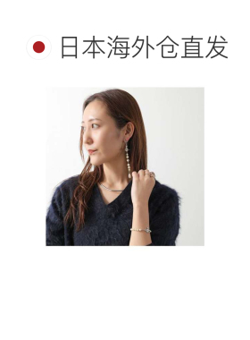 日本直邮Vivienne Westwood 薇薇安威斯特伍德耳环破碎珍珠金色珍