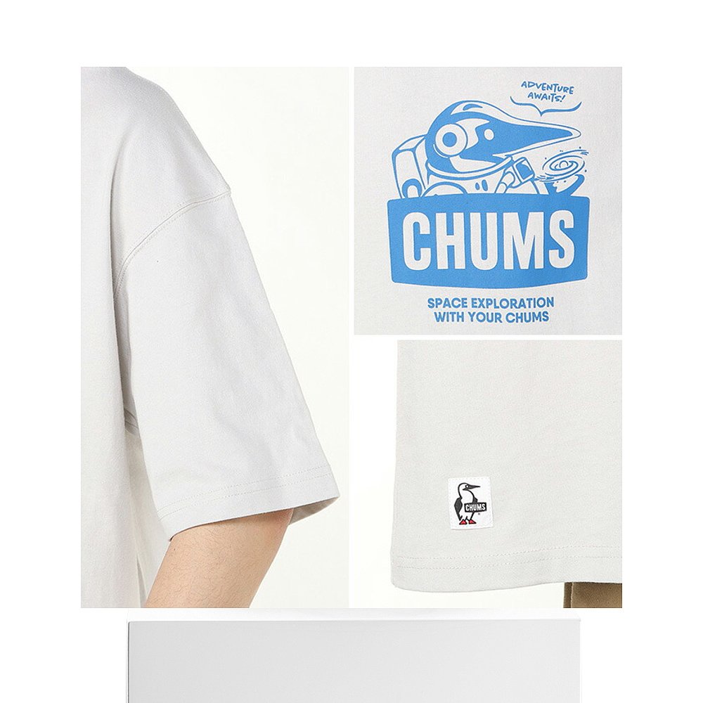 日本直邮CHUMS Space Booby T 恤男士女士中性款CH01-2545上衣短 - 图3