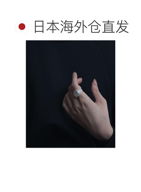 日本直邮YArKA 男女同款 不规则交叠银925透光网状戒指 Y2506KHR5