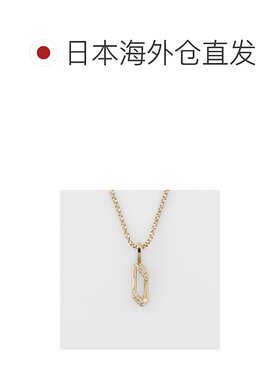 日本直邮日潮 agete 阿卡朵K10钻石吊坠白色 均码