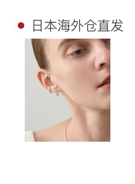 日本直邮agete 阿卡朵 女士 925银藤蔓叶脉镂空圆【付后1h可退】