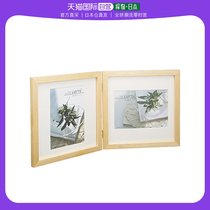 (Japan Direct Mail) HAKUBA Wooden Photo Frame Square bifacial natural color 2L Dimensions FSQCR-NT2L