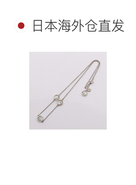 日本直邮中古vintage二奢Fendi芬迪女A级95新necklace项链不锈钢