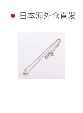 日本直邮中古vintage二奢LV路易威登女A级95新necklace项链不锈钢