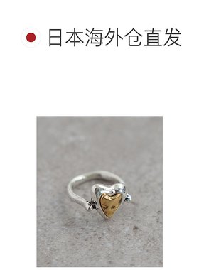 1h可退 日本直邮Discoat 女士 复古风格心形合金戒指 DCZ1052211A