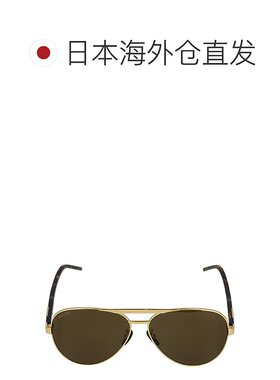 日本直邮古驰 (Gucci) 太阳镜 男士 GG1163S 金色/棕色