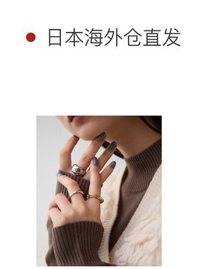 1h可退 日本直邮AZUL BY MOUSSY 女士多彩风格三连戒指套装 250HA