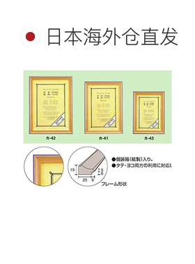 日本直邮Kokuyo国誉相框家中精美摆件可挂墙铝合金奖状A3适用