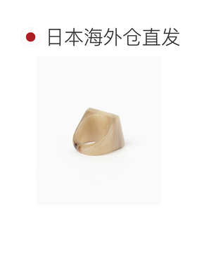 日本直邮L'INDO CHINEUR 女士 水牛角方形戒指（浅支付后1h可退