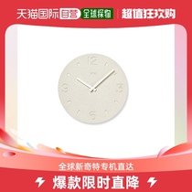 Japanese direct mail lemnos Japanese traditional plastering technology made of kieselguhr simple modern timepiece NY21-03
