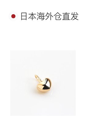 1h可退 日本直邮cui-cui黄金玫瑰金心形项链cuicui吊坠