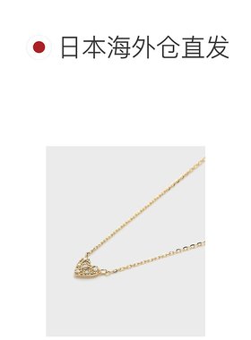 1h可退 日本直邮NOJESS Tiny Motif K10钻石心形项链 0.03ct 3024