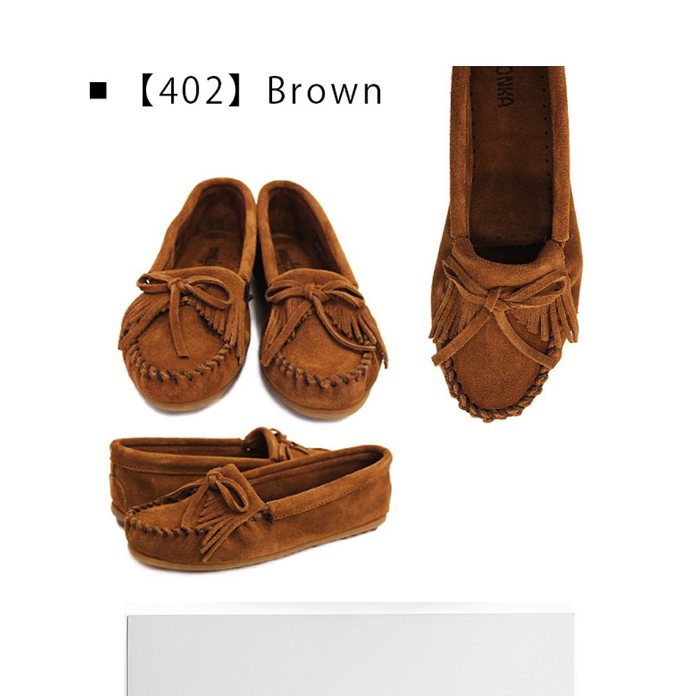 MINNETONKA KILTY 绒面革 MOC 402S 406 403 400迷你唐卡 - 图3