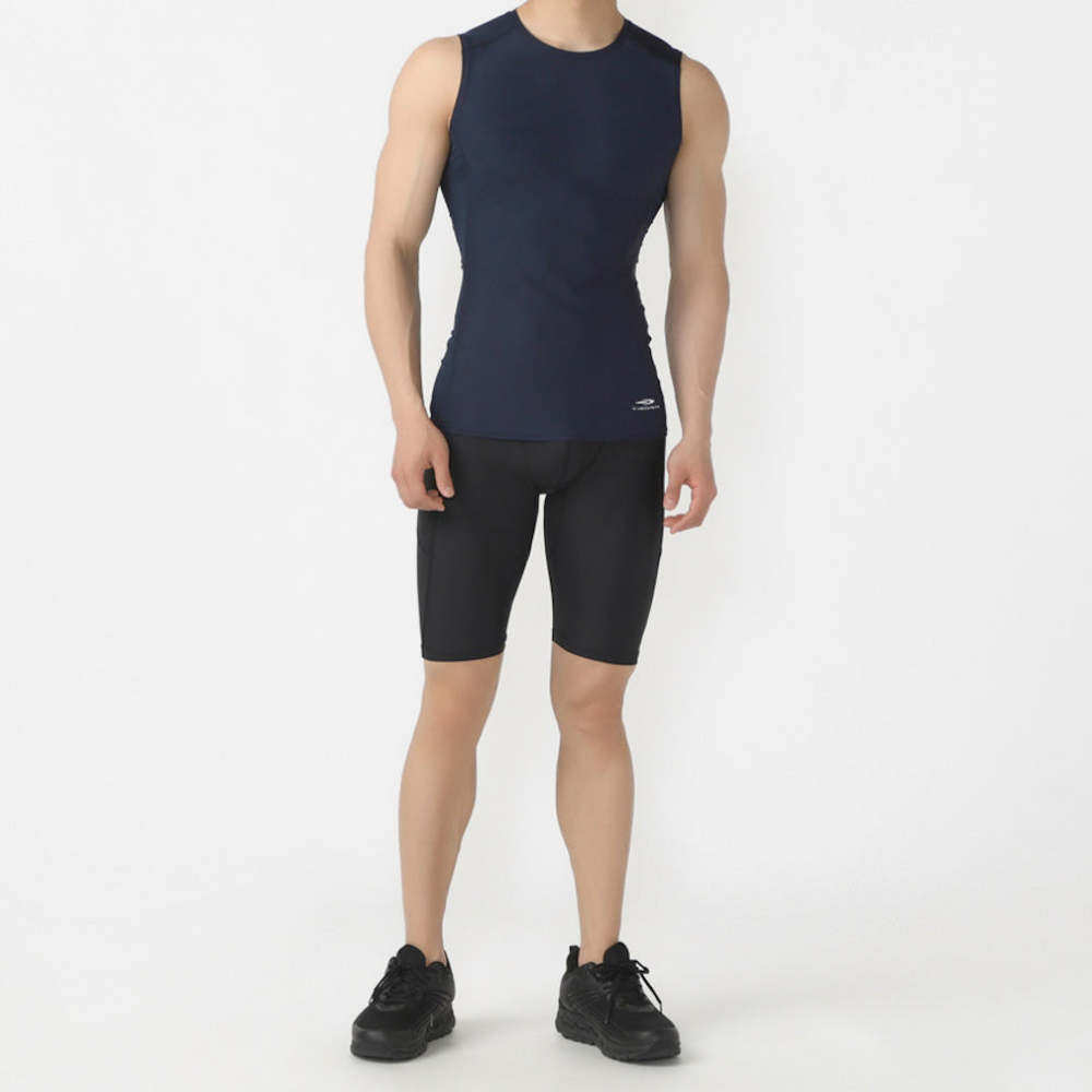 日本直邮TIGORA 男士iCOOL无袖压缩内衣上下套装 紧身衣训练服,淘宝优惠券,粉丝福利购,淘宝优惠卷