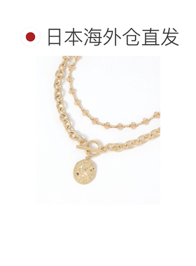 JEANASIS 女士 双链项链 合金铜质硬币花朵设计 1【付后1h可退】