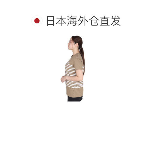 日本直邮THE NORTH FACE 北面短袖T恤 短袖拼接条纹T恤 NTW32406 - 图1