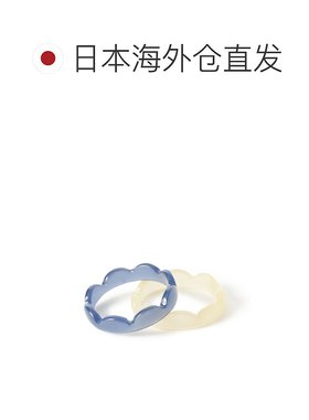 1h可退 日本直邮BEAMS HEART 女士 树脂 波浪造型 戒指套装 43420