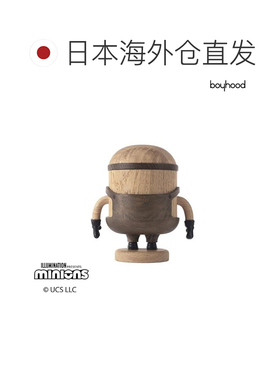 【日本直邮】丸真 Minion Bob 小雕像 / 角色 木制 童年装饰品 48