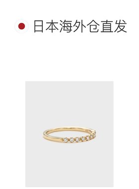 1h可退 日本直邮NOJESS 女士K10钻石小指戒指 精致设计 半永恒款