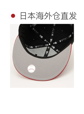日本直邮NEW ERA MLB基础款按扣9FIFTY帽子 勇士队海军蓝配红色