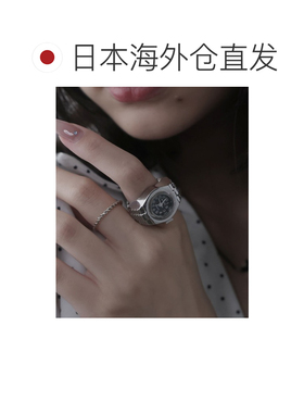 日本直邮Ulysses 女士 圆形表盘迷你戒指配饰 DOS26S033