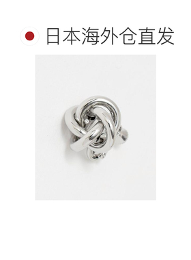 日本直邮green label relaxing 圆形打结耳夹耳钉 【付后1h可退】
