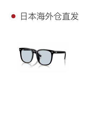 日本直邮Ray-Ban 雷朋 RB4401D 太阳镜 平光镜片 方形 浅蓝色 低