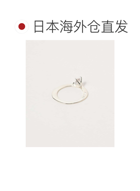 日本直邮e.m. 女士独特设计银色戒指 0502-AR130【付后1h可退】