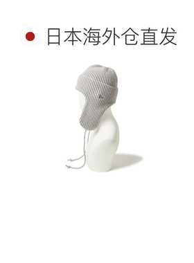 日本直邮New Era 针织帽 带耳罩和绳子 [14670041] 灰色
