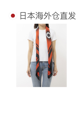 日本直邮Desigual 23WAWA07 Desigual 几何图案方巾（橙色）围巾