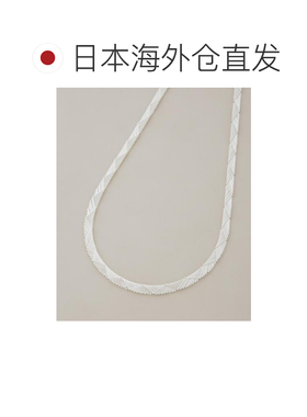 日本直邮ASSEMBLANC JEWELRY 男士 简约激光刻印黄铜镀银项链 670