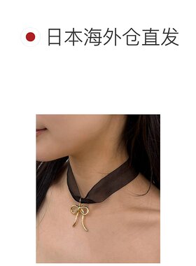 1h可退 日本直邮ROYAL PARTY 女士透视蝴蝶结项圈 75512500