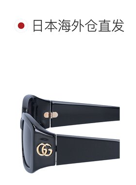 日本直邮GUCCI 男女士太阳镜 GG1403SK 001 黑色 黑色 灰色