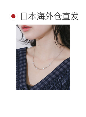 日本直邮SMELLY 女士 不锈钢弧形珍珠项链 SM261302241089