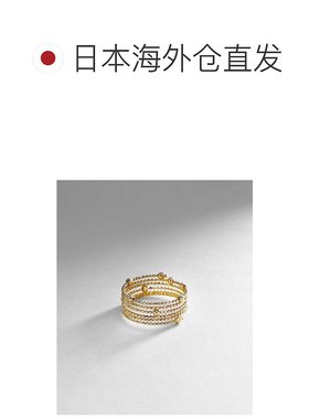 日潮跑腿Cocoshnik球形戒指黄金色男女通用记忆戒指时尚配饰