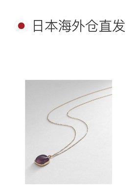 日潮跑腿COCOSHNIK 紫玉髓垫形凸圆形项链 48
