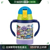 (Japan Direct Post) Skater Childrens straw stainless steel water glass 240ml Two hands Toys Total Mobilisation ST