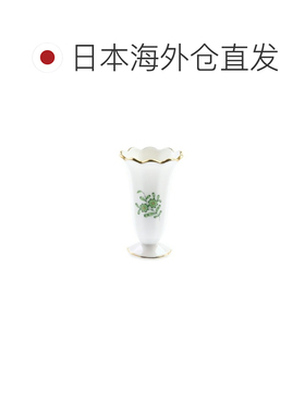 日本直邮HEREND 阿波尼绿花瓶 07192