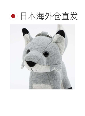 日本直邮MAISON KITSUNE 狐狸包挂饰 灰色混色
