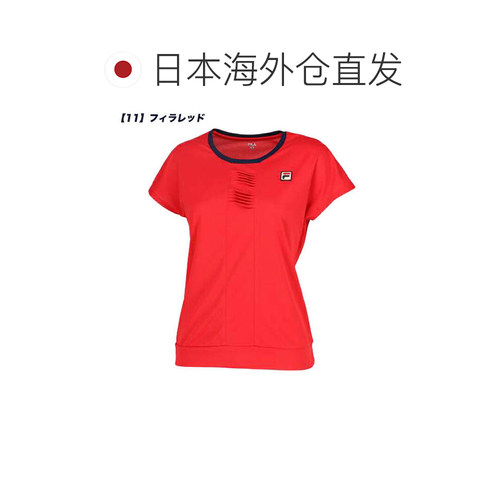 日本直邮FILA 女士网球游戏T恤短袖衬衫运动服装 [VL2820] - 图1