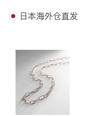 日潮跑腿COCOSHNIK 椭圆形链条项链 43叠戴吊坠颈链