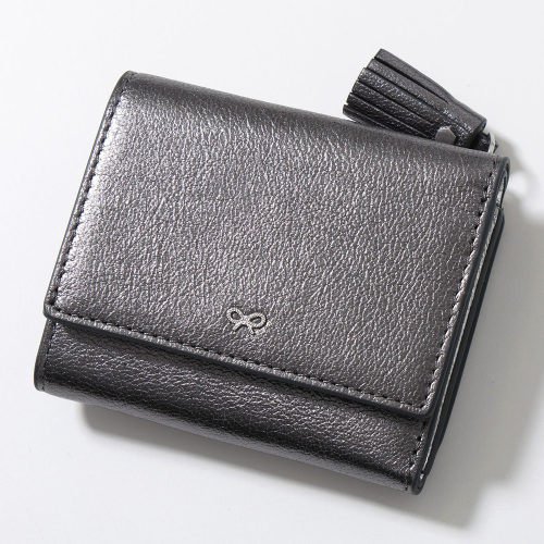 日本直邮ANYA HINDMARCH Mini Trifold Zip Peeping Eyes 女士三 - 图0