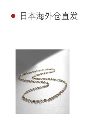 日潮跑腿COCOSHNIK K18空扁红豆项链 黄金 55 405-36583精致