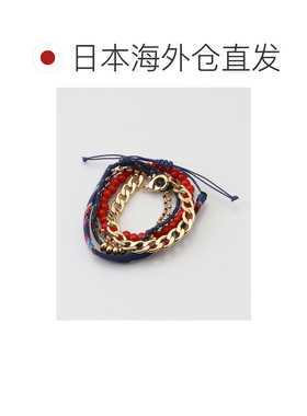日本直邮SHASHI 女士 5条叠戴蓝色定制手链套装 26091587002930