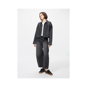 日本直邮Uniqlo 无 牛仔短夹克 480360优衣库短款长袖外套